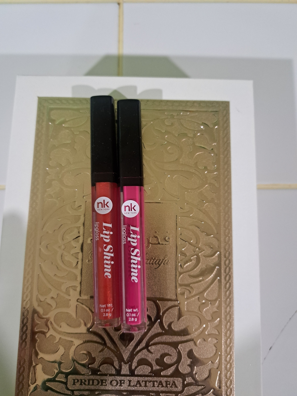 nk Lip Shine Duo - Pink & Red High-Gloss Lip Glosses